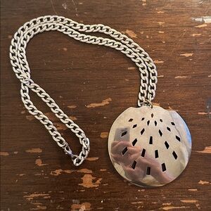 24” Thick Chain 3” Pendant, Statement Piece By My parents